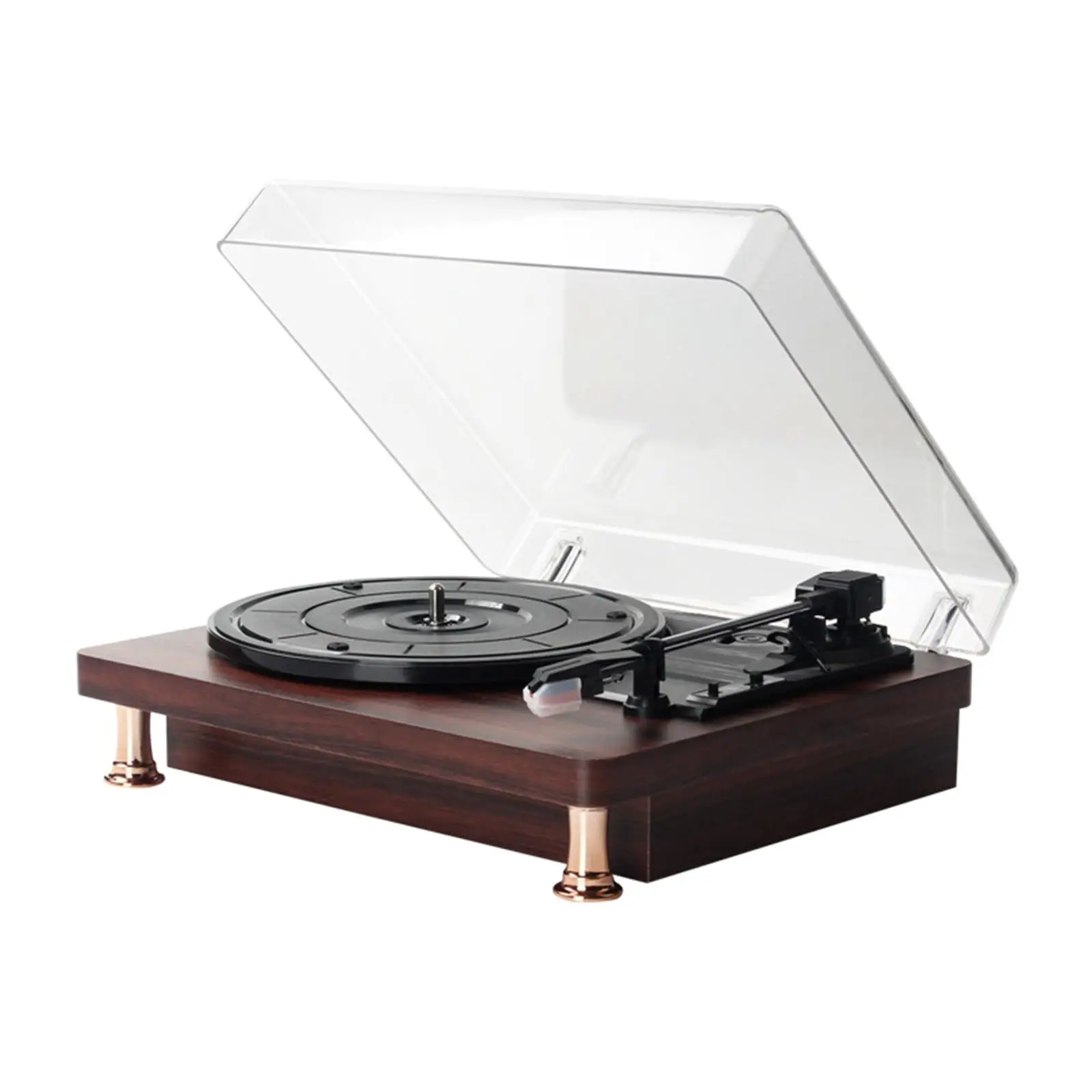 Vinyl Record Player Turntable Stereo Speaker Phonograph Music Player for Home Office