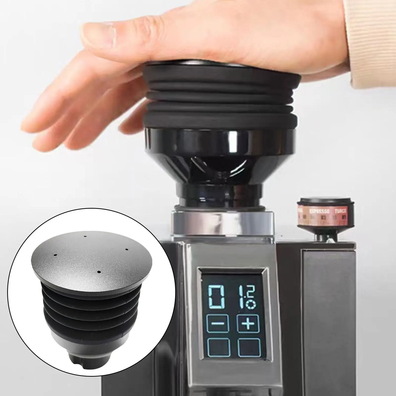 Grinder Blowing Bean Bin Funnel Universal Durable Coffee Cleaning Accessories Coffee Beans Grinder Single Dose Parts Replacement