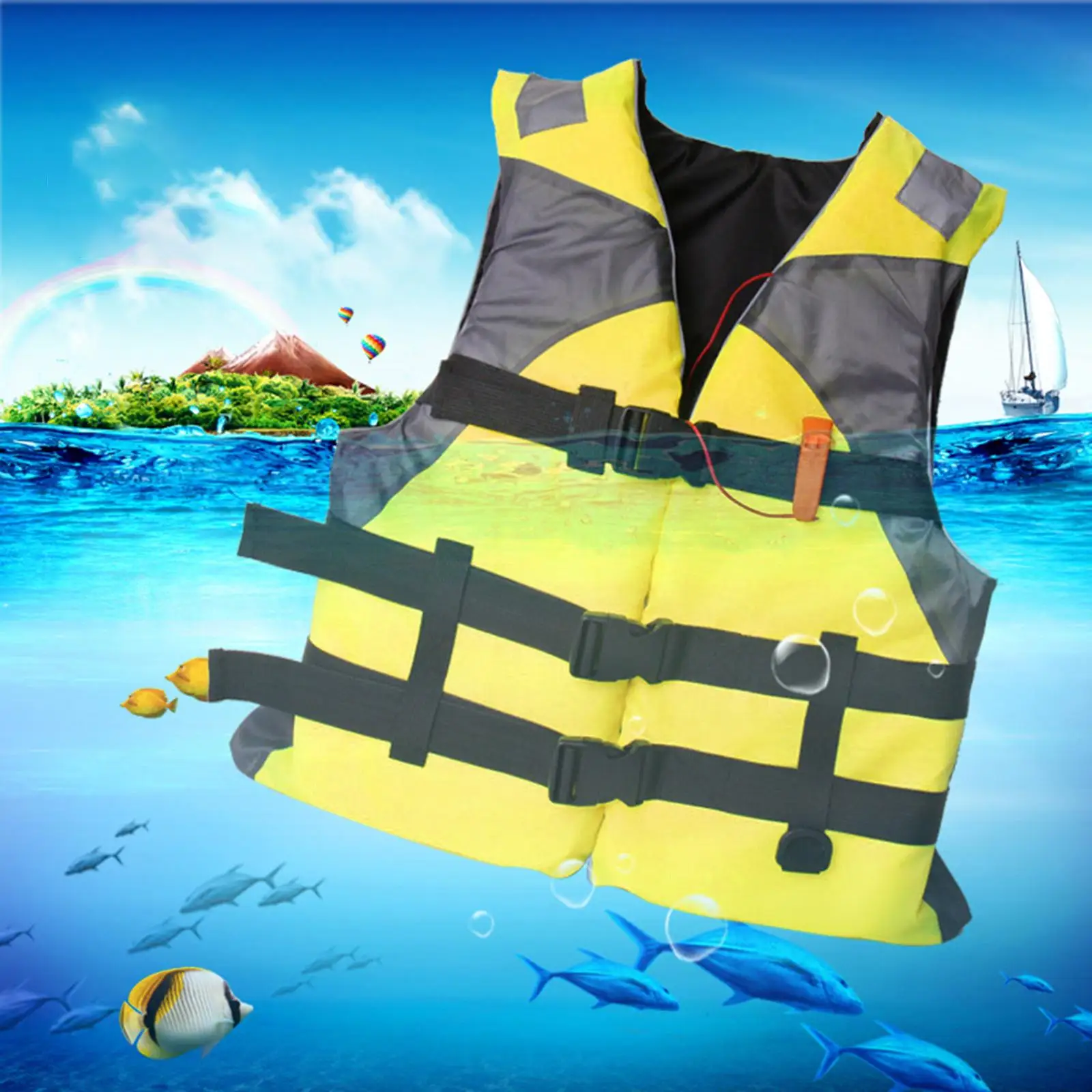 Outdoor Rafting Vest Children and Adult Swimming Snorkeling Wear Fishing Suit