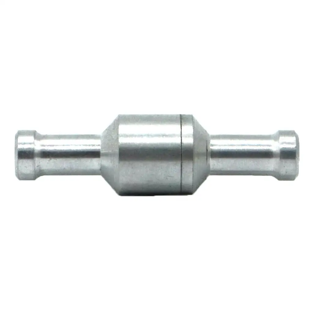  Fuel Non Return One Way Check Valve Aluminium Alloy Silver 5/8mm