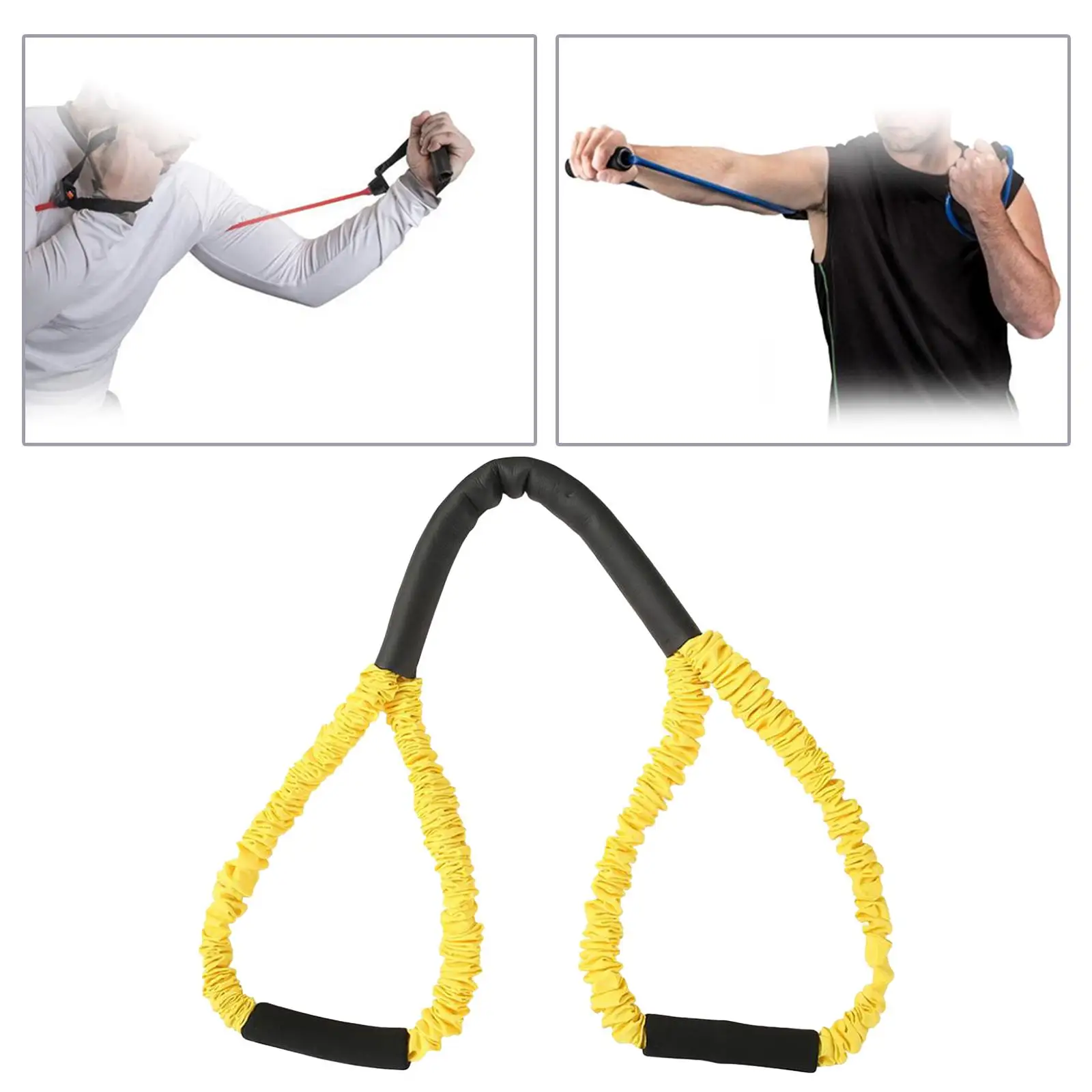 Boxing Resistance Bands Home Gym Workout Equipment Exercise Bands for Muscle Building Shadow Boxing Volleyball Football Legs Arm