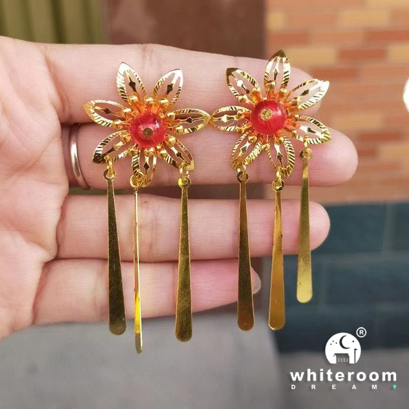 Retro Bjd Doll Accessories Chinese Style Decoration Props Screen Group Fan Flute Guzheng Musical Instrument Childrens Toy Gift