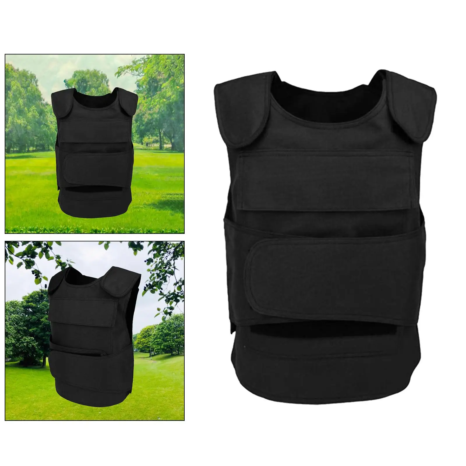 1000D Hunting Tactical Vest Military Adjustable Plate Carrier Magazine  Paintball CS Outdoor Protective Lightweight Vest