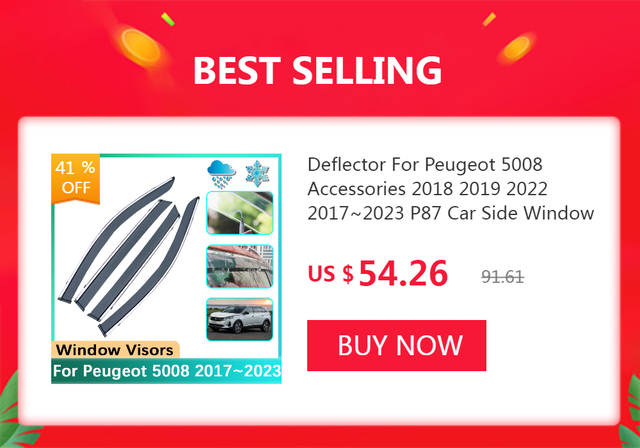 Pare-brise de voiture anti-UV, pare-soleil de protection solaire, pare-brise  complet, accessoires KIT 5008, P87, 2022 ~ 2017, 2023, 2020, 2021 -  AliExpress