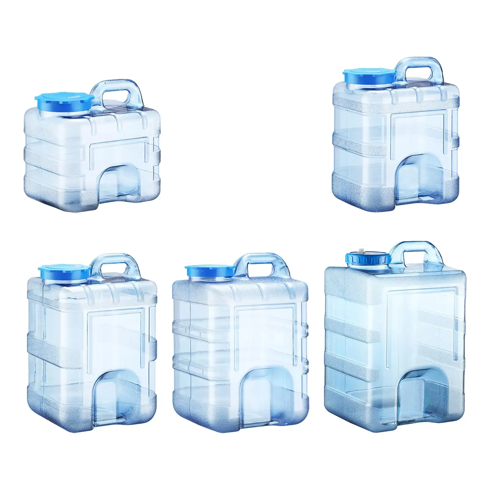 Camping Water Container Leakproof Large Capacity Empty Bucket Water Storage for Camping Backpack Outdoor Survival Picnic