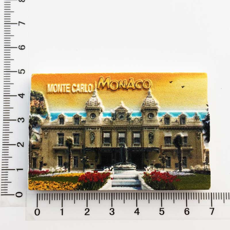 Description Picture 5 of itemMonaco Resort and Culture Souvenirs Magnetic Stickers for Refrigerator Creative Home Decor Message Board Magnets Office Decor