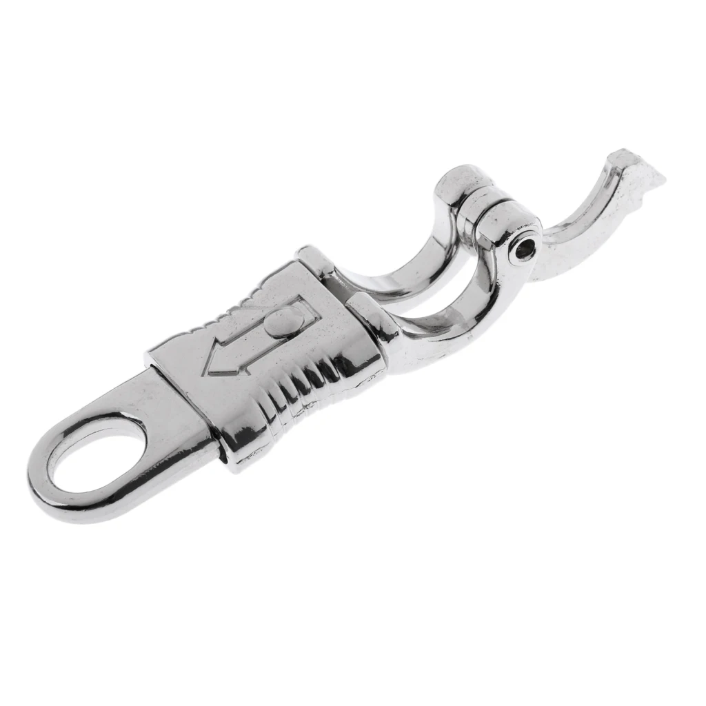100mm Zinc Alloy Equestrian Panic Hook Quick Release Clip Strong Sturdy 