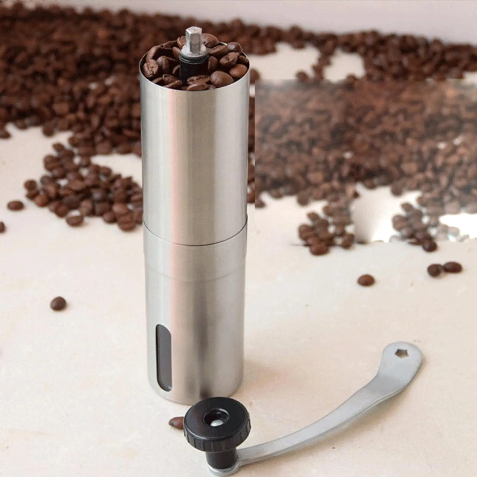 Manual Coffee Grinder, Hand Grinder Coffee Bean Grinder for Travel Picnic Office