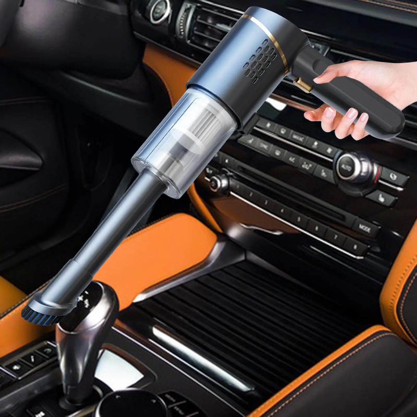 Mini Car Vacuum Cleaner Lightweight High Power Mini Vacuums Mini Duster Hand Vacuum Cleaner for Office Desk Car Home Pillows