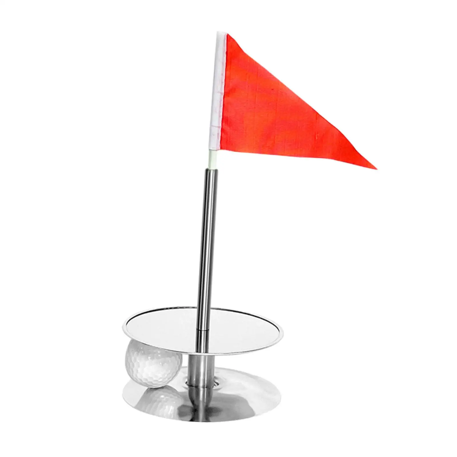Golf Putting Cup Practice Gifts Alignment Guide Golf Flagpoles Golf Flags