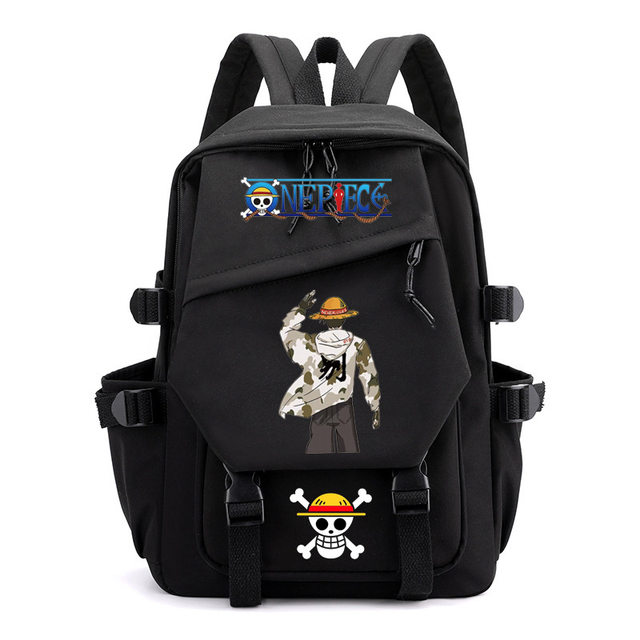 One Piece Backpack Students Luffy Zoro Schoolbag Boys Girls Cartoon School  Backpacks Teenager Bookbag Travel Bag Anime Mochila