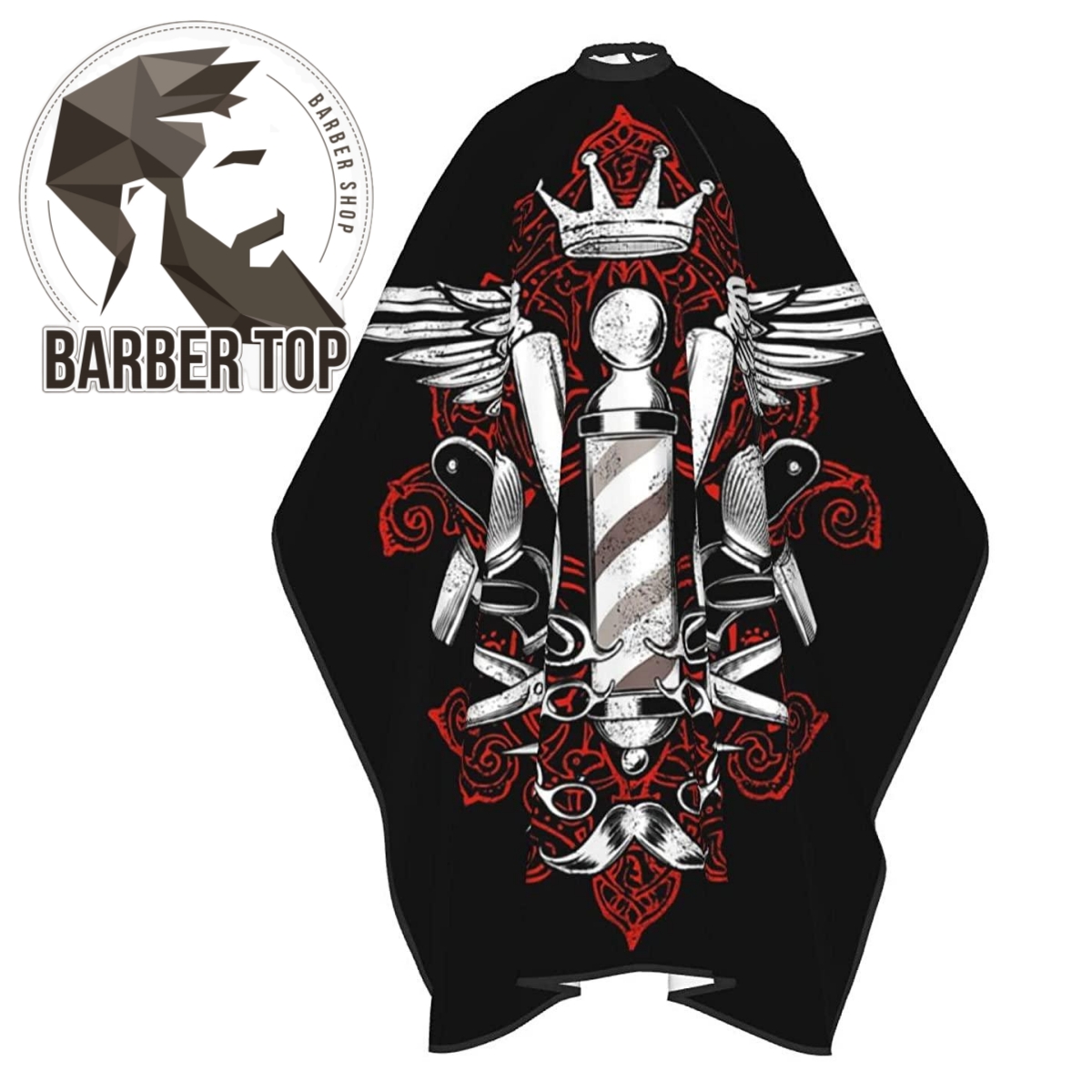 Best of Barber Pattern Cape Hair Stylist Salon Haircut Gown Hair Cutting Apron With Adjustable Closure Professional Salon Cutting Shirt Reviews & Tips