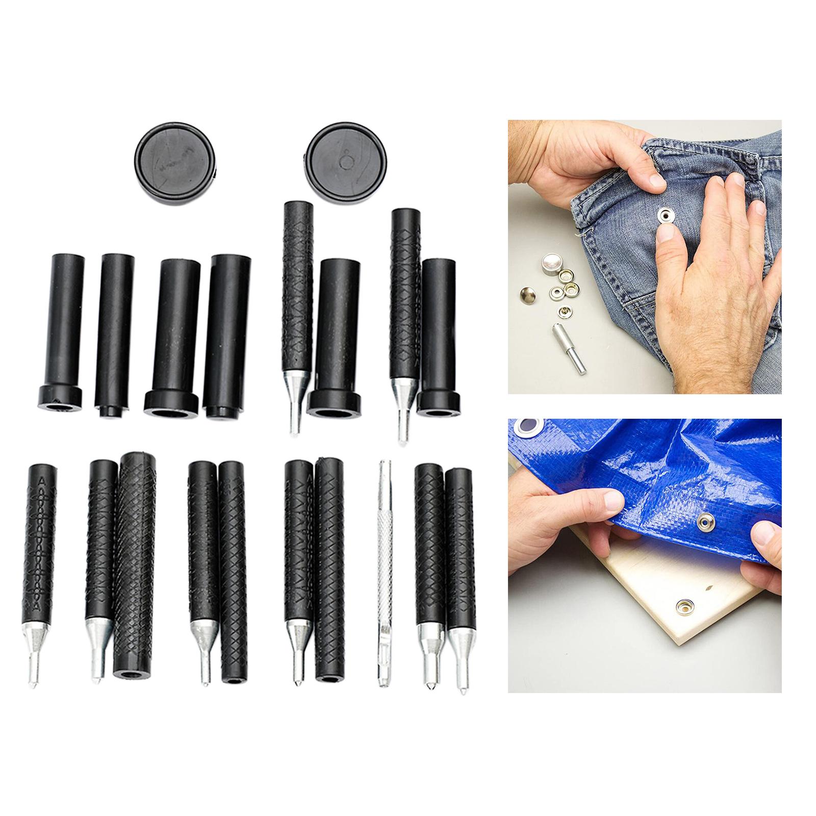 Heavy Duty Leather Puch Tool Snap Rivet Fastener Button Punch