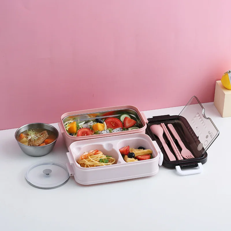 Xiaomi Bento Lunchbox Rvs Metalen Lunchbox Dubbeldeks