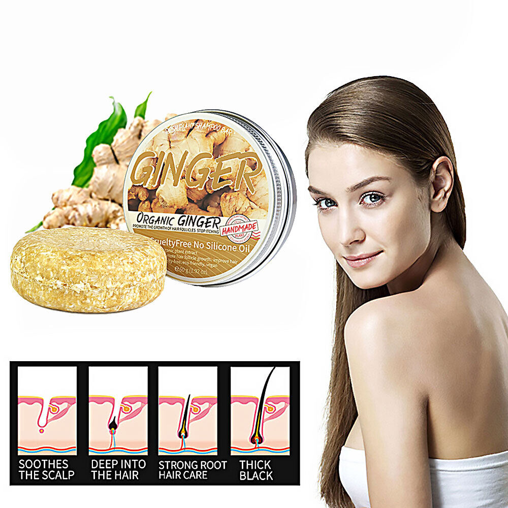 Best of 2022 New Korean Organic Ginger Shampoo Bar Anti Hair Loss Shmpoo Soap Hair Growth Care Soap Bathing Accessories Hair Care Tool Reviews & Tips