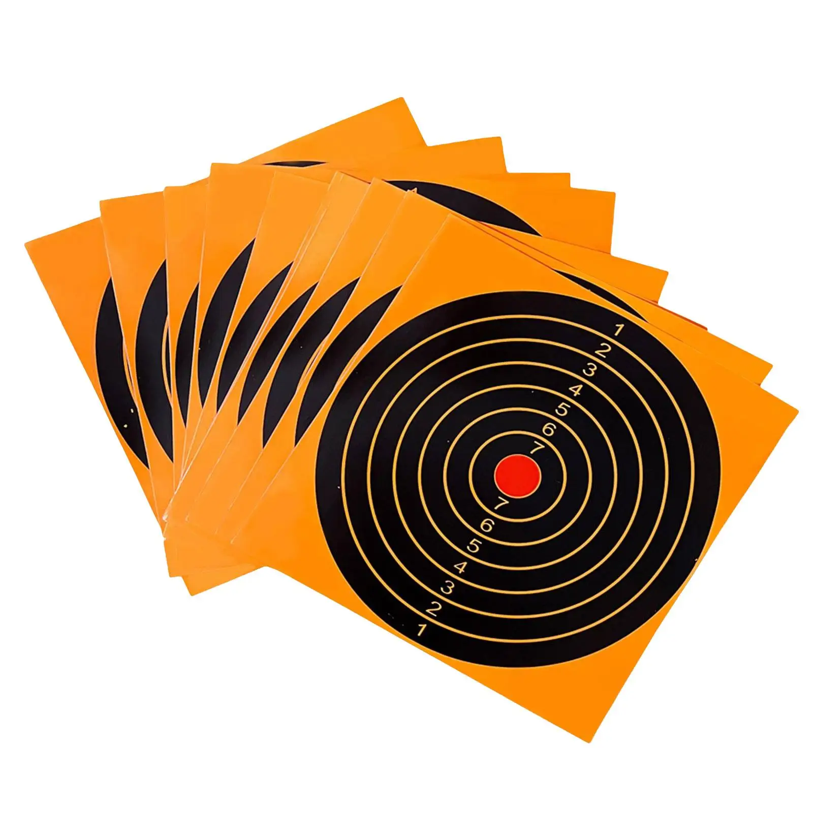 10x Target Stickers Shooting Exercise Splatter Paper Stickers Sporting Goods