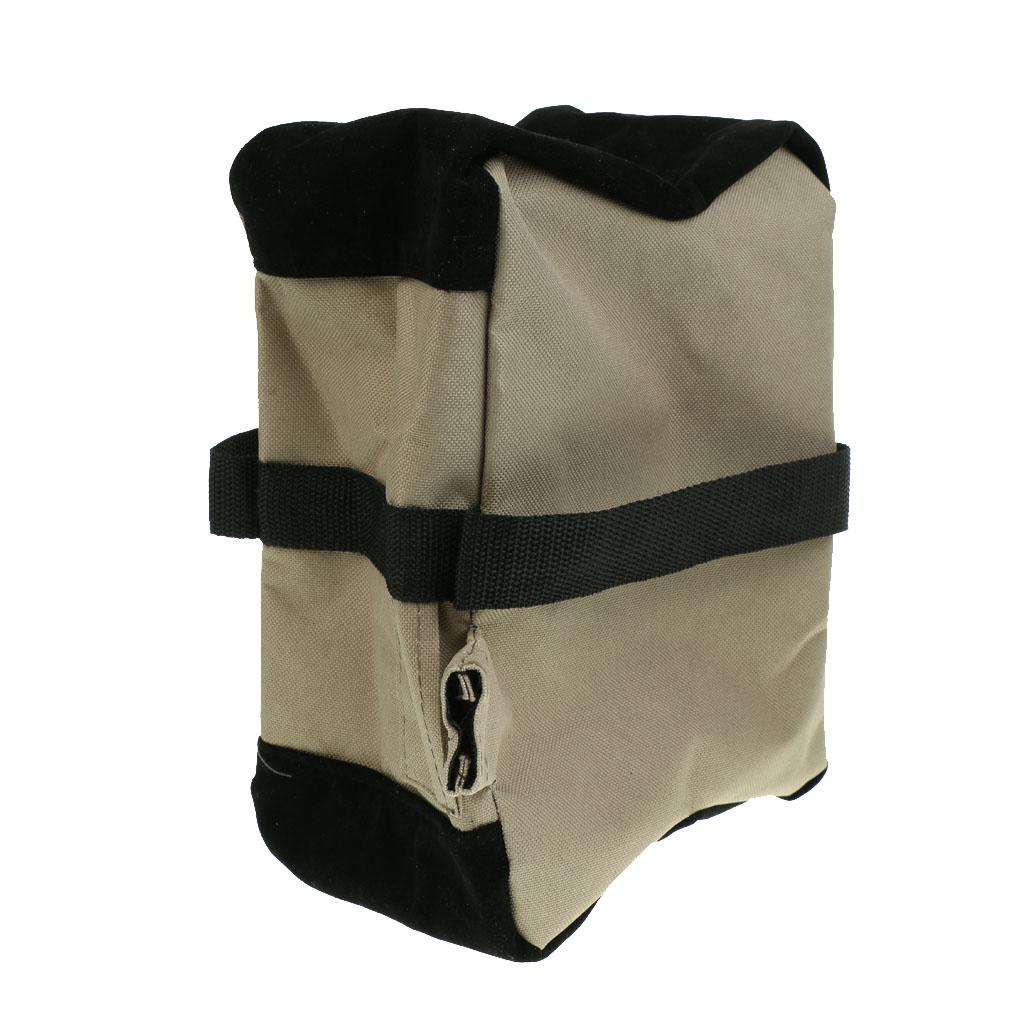 Large Shooting Sand Bag Set Bench Rest Range Gear Front Rear Bag - Unfilled