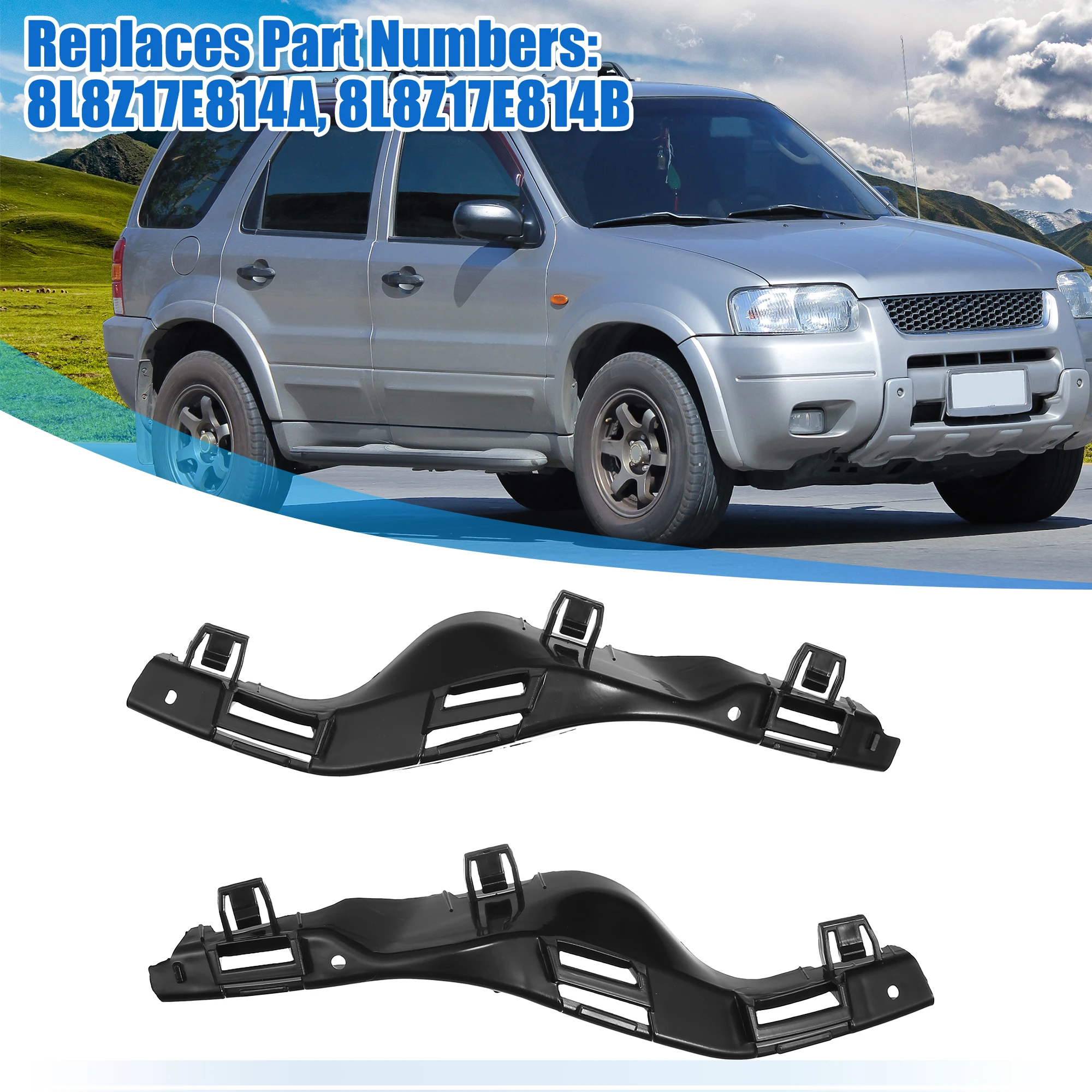 Soportes de montaje de parachoques delantero para Ford Escape