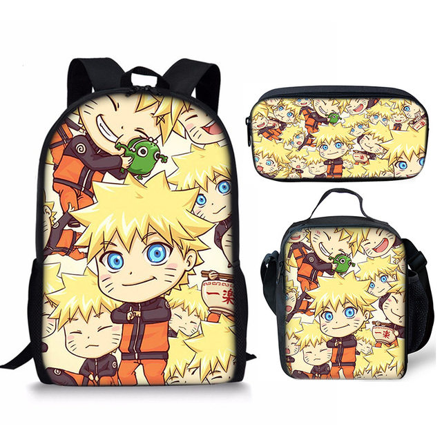 BJPERFMS Naruto backpack school, Naruto school bag, Naruto bag