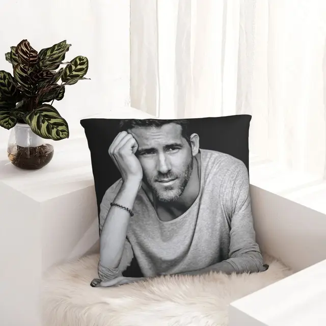 Belikerem Ryan Reynolds Pillowcase Duplex Print Pillow Cases Soft &  Breathable Pillow Cover 18x18 inch