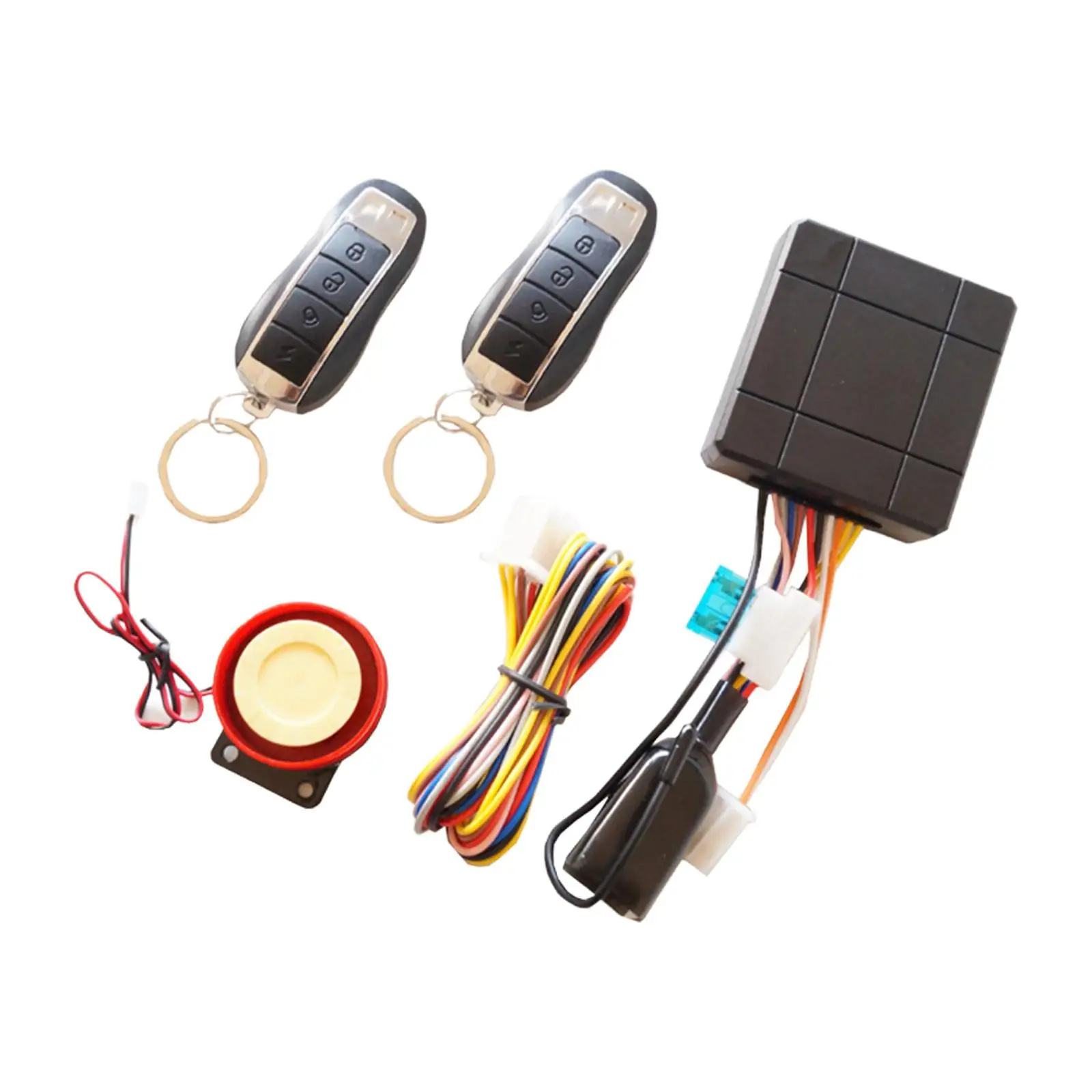 12V Motorcycle Anti Theft Alarm System App Remote Control Easy Installation