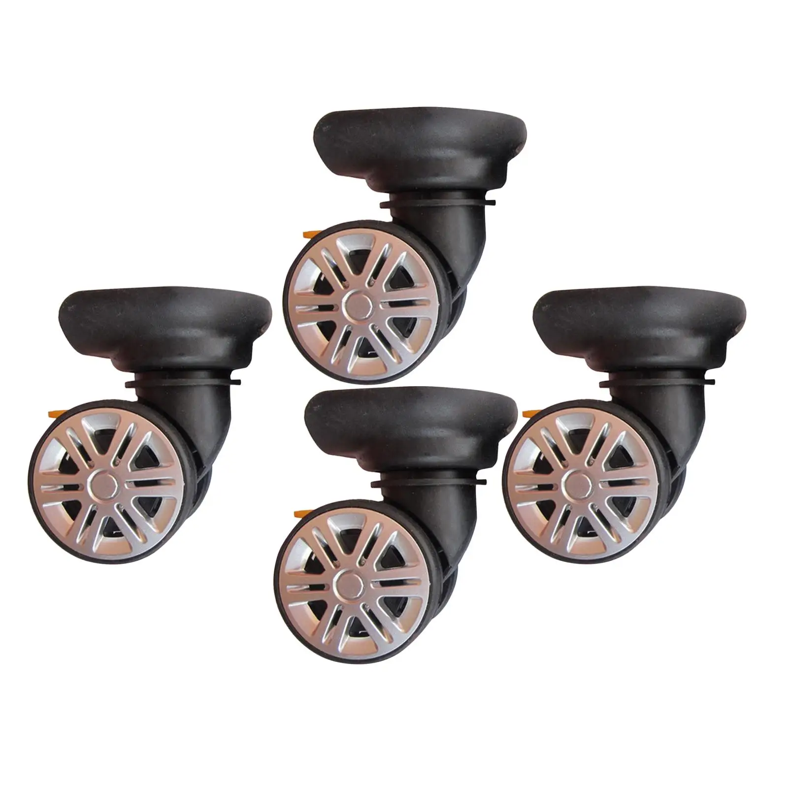 4x Luggage Suitcase Wheels Trolley Replacement Wheels for Trolley Suitcases