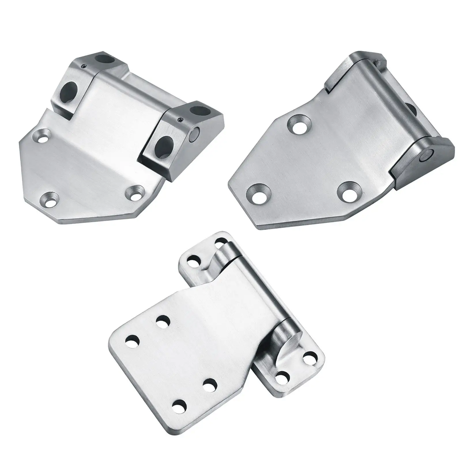 Stainless Steel Door Hinges Hardware Accessories Easy to Install Gate Hinge Shed Hinges for Door Truck Container Drawer Barn RV