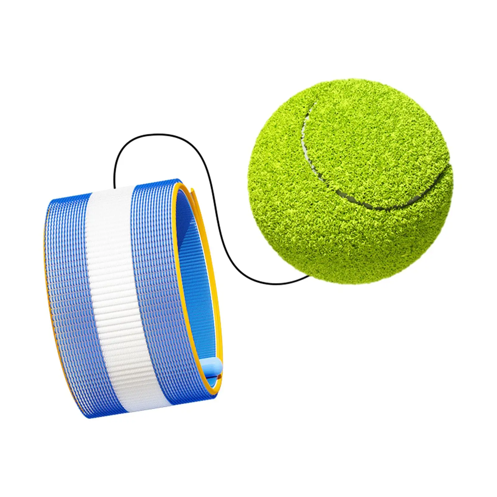 Rubber Rebound Ball Wrist Exercise Sports Reaction Ball Sports Bouncy Ball Outdoor Wristband Toys for Adults Kids Party Favor