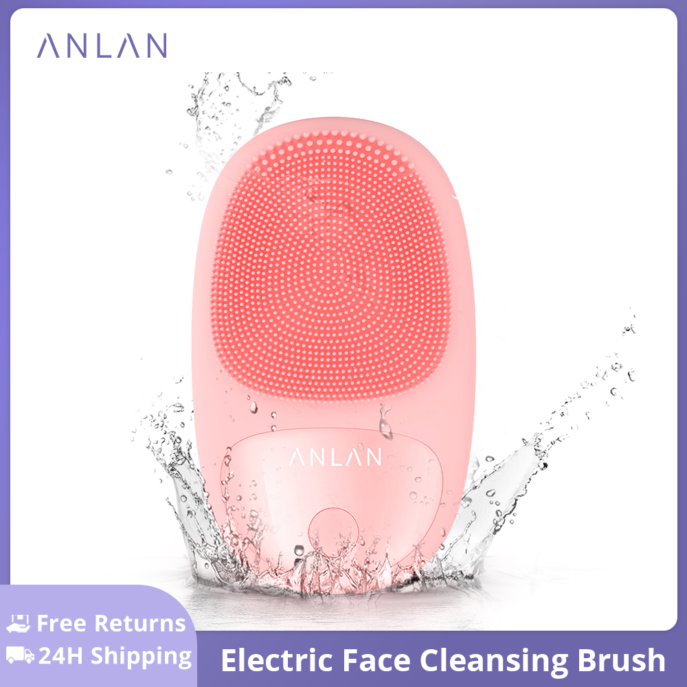 Best of ANLAN Waterproof Electric Facial Cleansing Brush Silicone Facial Cleaning Brushes Vibration Massage Face Cleaner Skincare Tools Reviews & Tips