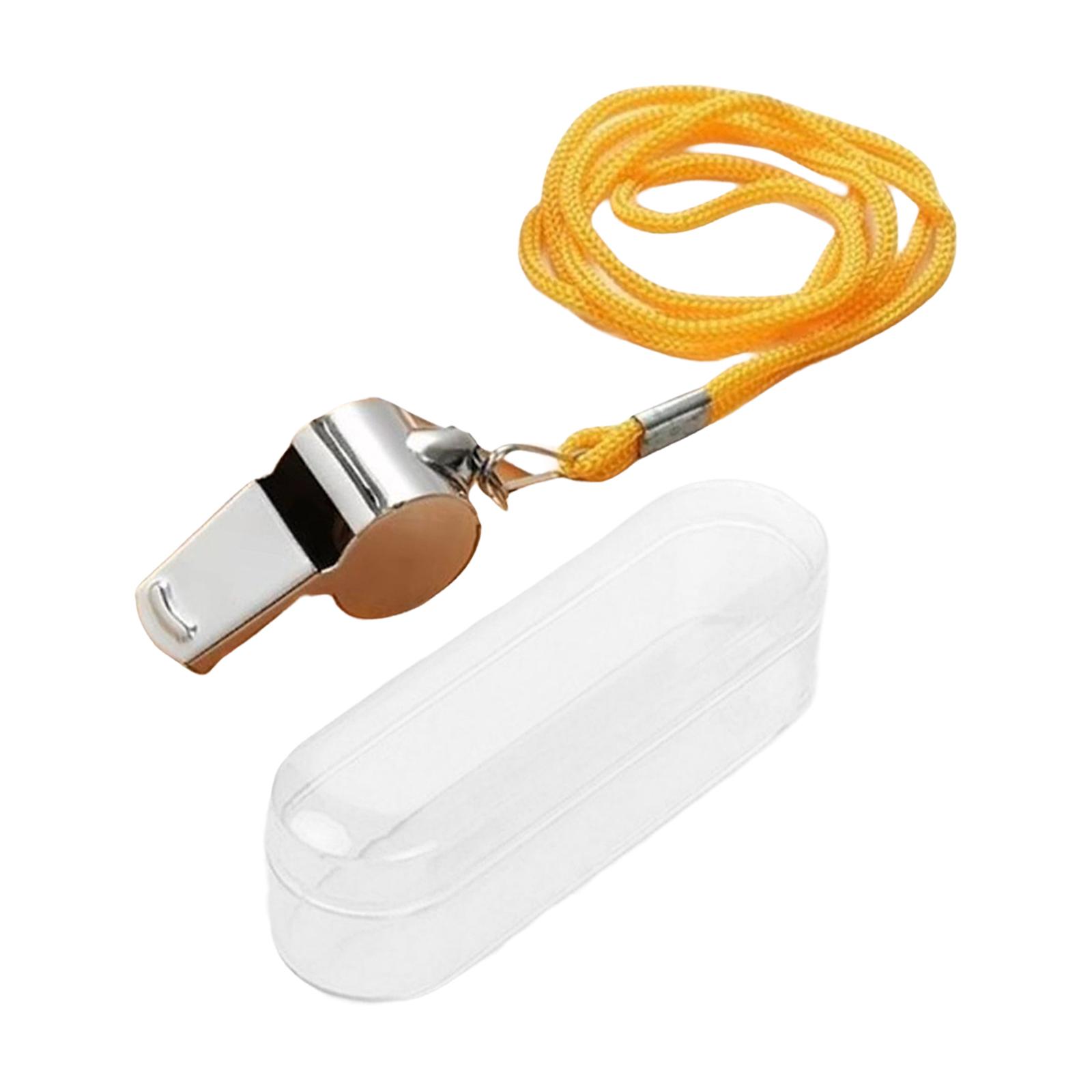 Stainless Steel Sports Whistles Metal Whistle for Volleyball Basketball Soccer Emergency