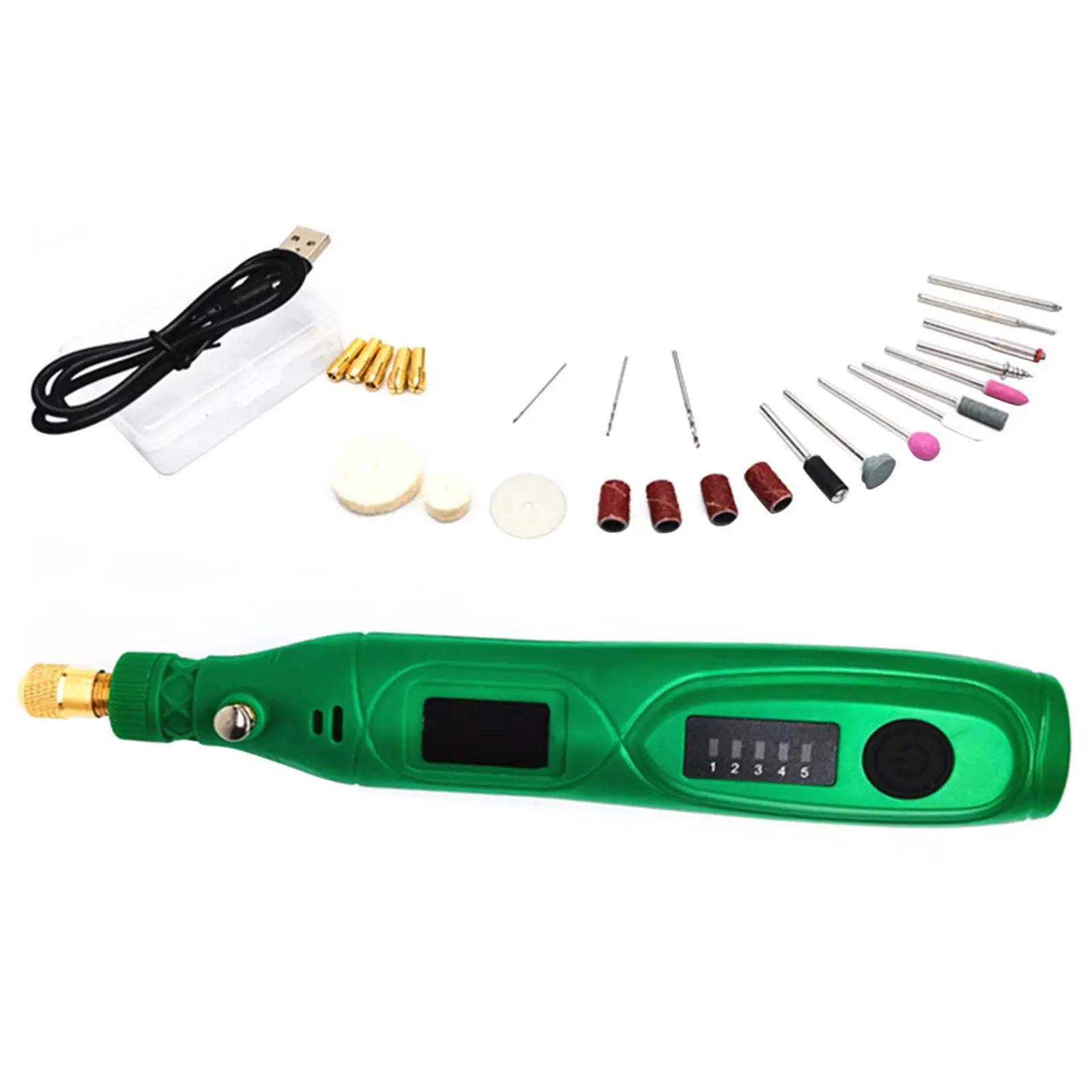 Mini Electric Engraving Pen Drill Pen Wireless Etcher Machines Jewellery Etching for Carving Cutting and Polishing Engraver Tool