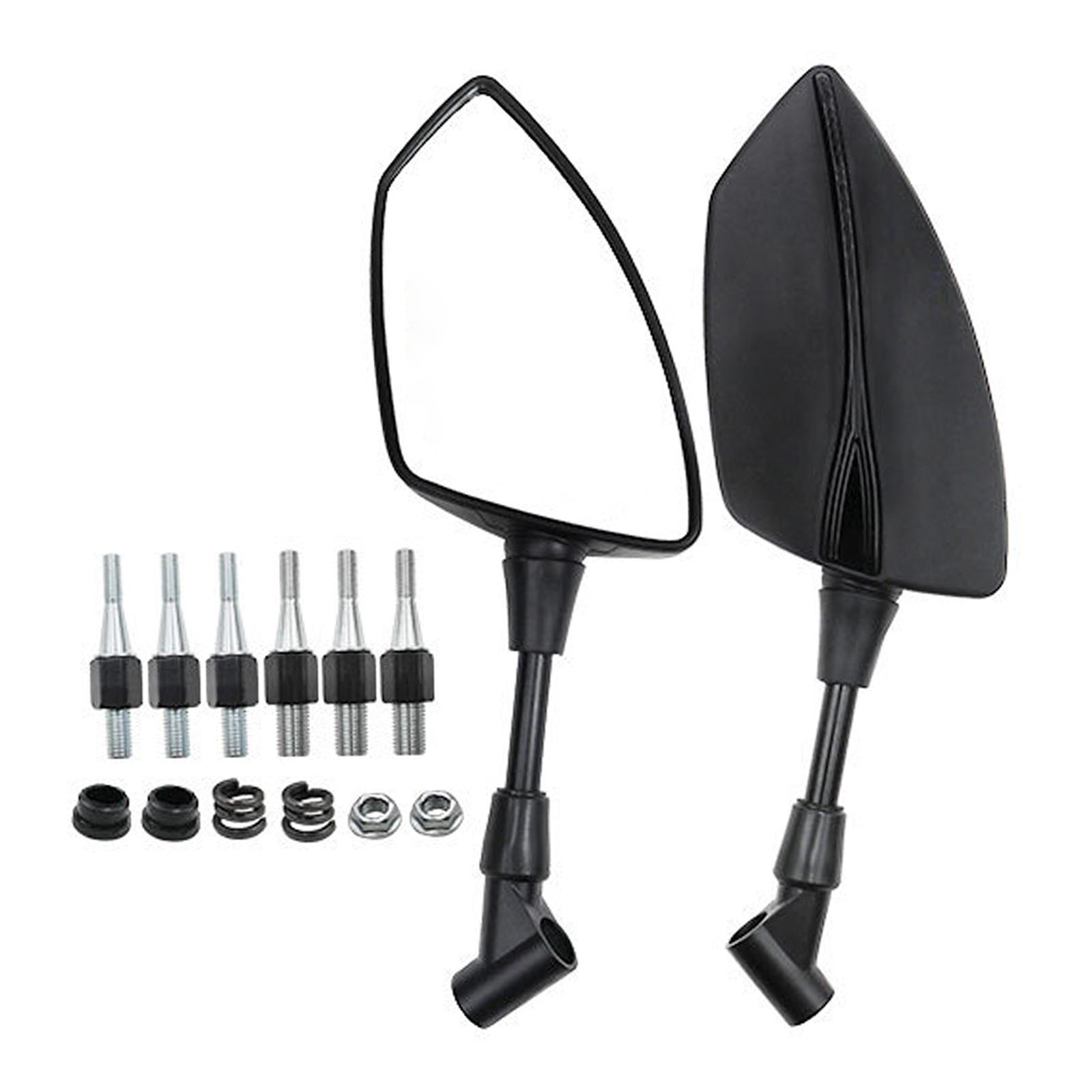 1 Set Motorcycle Rear View Mirrors Spare Parts Durable Accs Professional Replaces