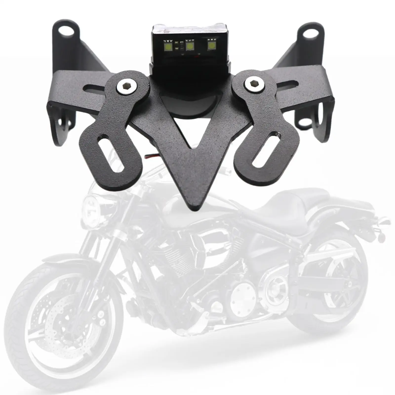 Motorcycle  Mount Holder Bracket with LED lights for  019+