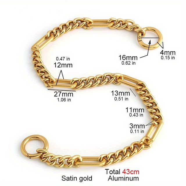 Catena Borsa Set Catene Per Borse Cinghie Tracolla Metalliche