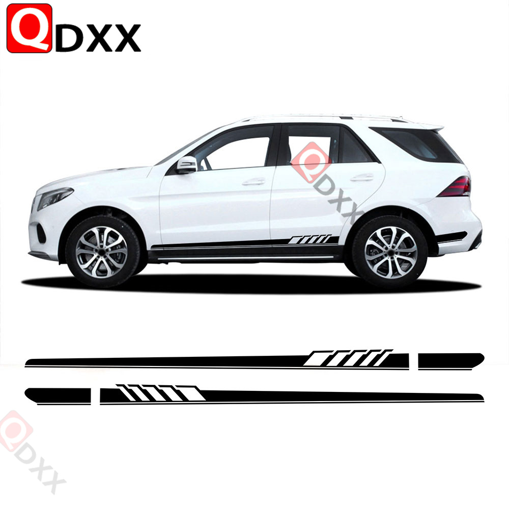 Наклейки в полоску для Mercedes Benz GLE GLK ML Class AMG W164 W166 GLE350  GLE400 GLK350 ML350 | AliExpress