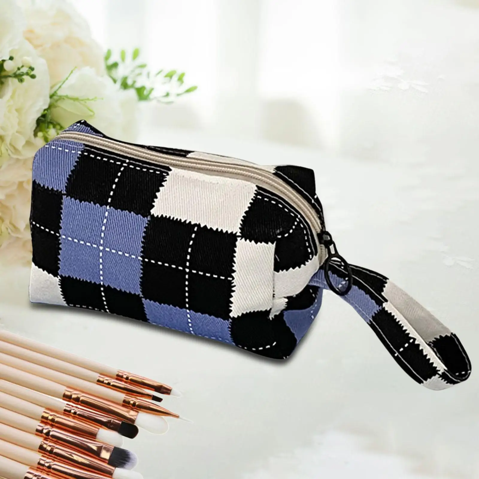 Makeup Bag Zipper Design Roomy Cosmetic Pouch for Women and Girls Storage
