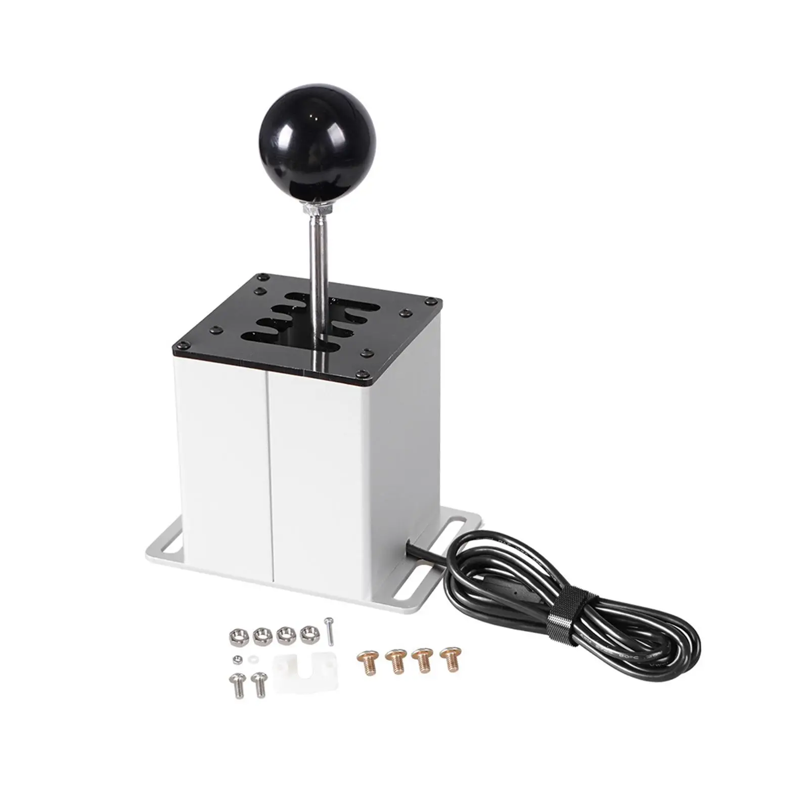 PC USB H Gear Shifter PC Game Joysticks Easy to Install Replaces USB Racing Shifter PC USB Simulator Shifter for T300