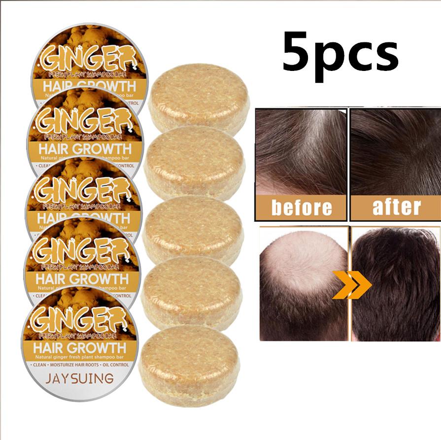 Best of 5pcs 60g Anti Hair Loss Ginger Shampoo Thick Moisturizing Shampoo Bar Hair Scalp Massage Conditioning Shampoo Bar Reviews & Tips