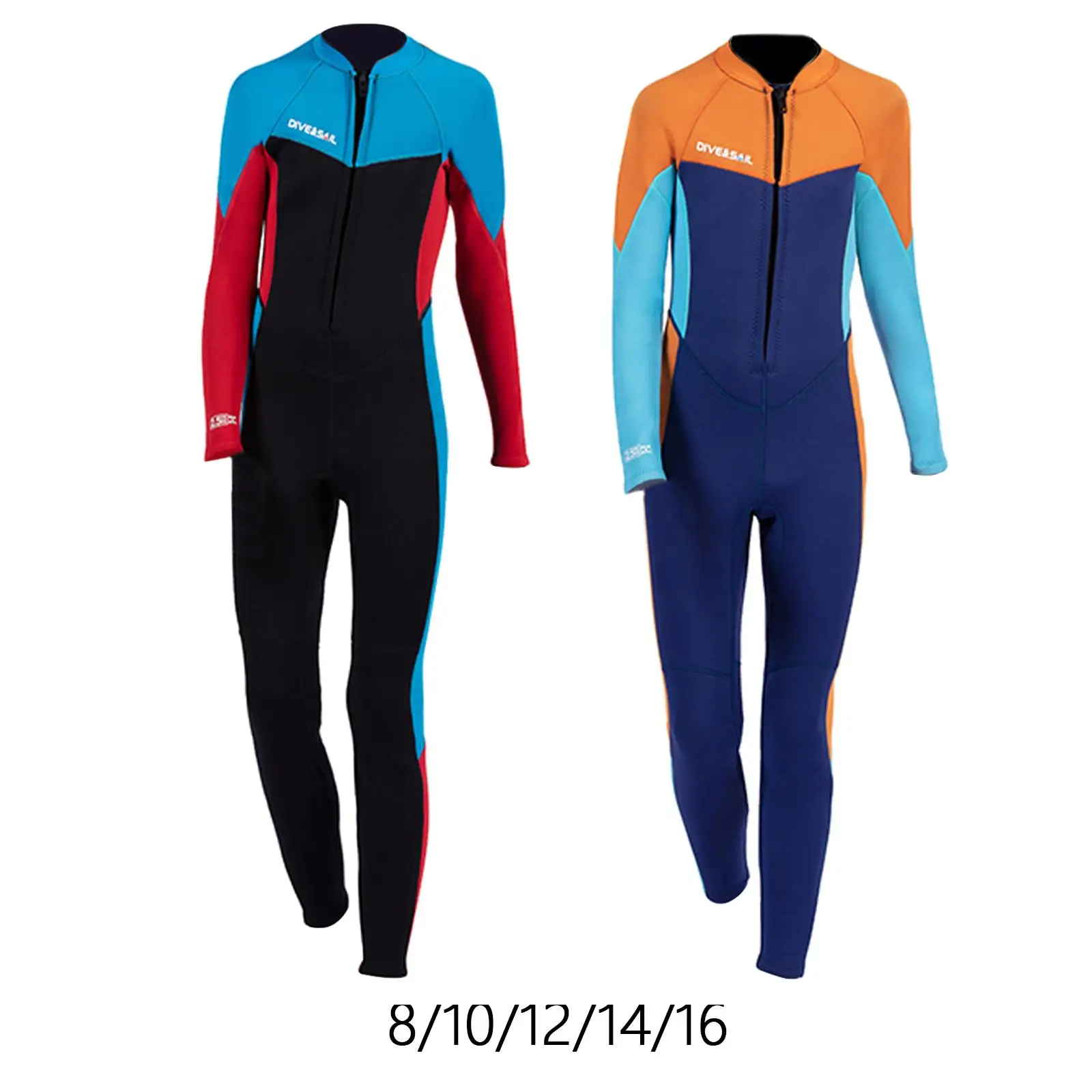 Diving Swimsuit Thermal Full suits 2.5mm Neoprene Bathing Suits Kid Wetsuits