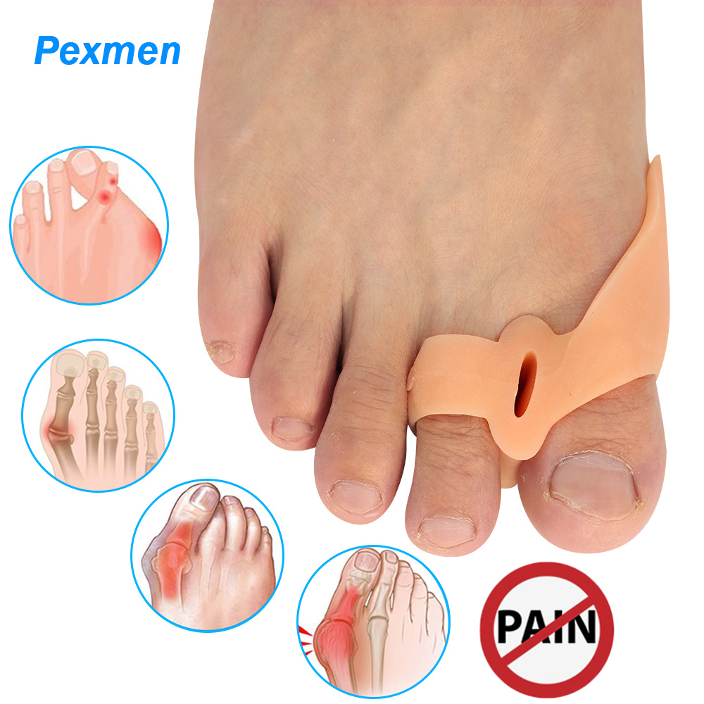 Best of Pexmen 2Pcs Gel Bunion Corrector Toe Separator Spacer Toe Straighter For Hallux Valgus Overlapping And Hammer Toe Foot Care Tool Reviews & Tips