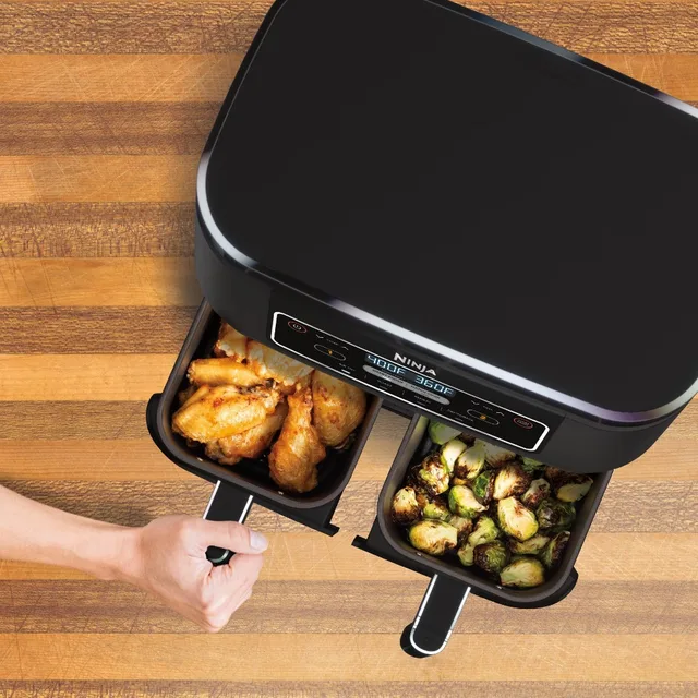 Ninja® Foodi® 4-in-1, 8-qt.,2-Basket Air Fryer with DualZone™ Technology -  Deep Fryers & Air Fryers