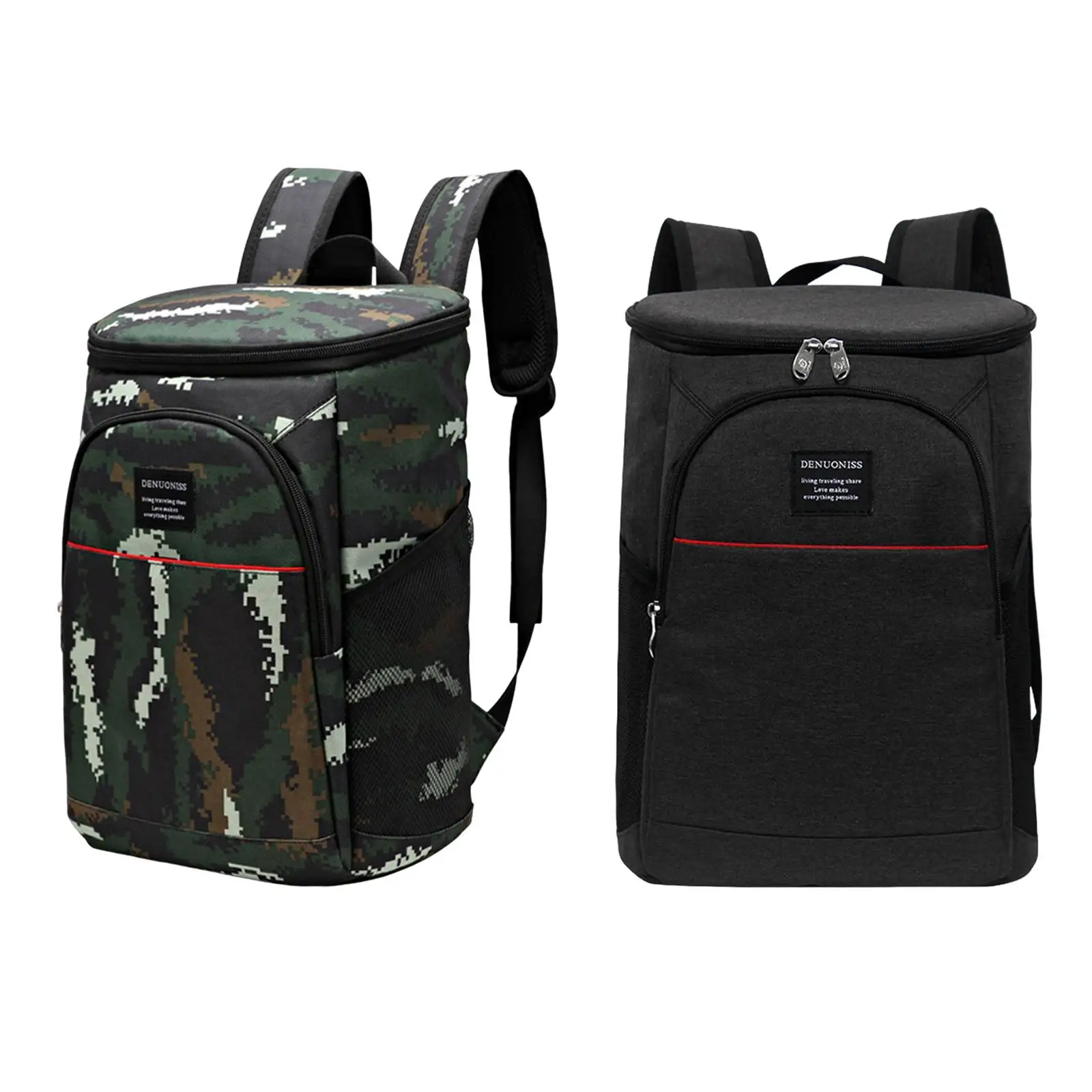 Backpack Cooler Adjustable Shoulder Straps Thermal Bag for Park Picnic Beach
