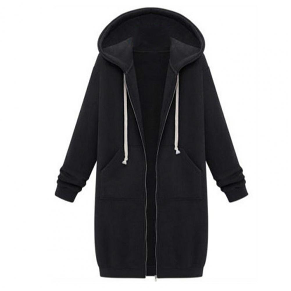 Title 1, Autumn Hoodies Coat Long Winter Hoodies Women T...