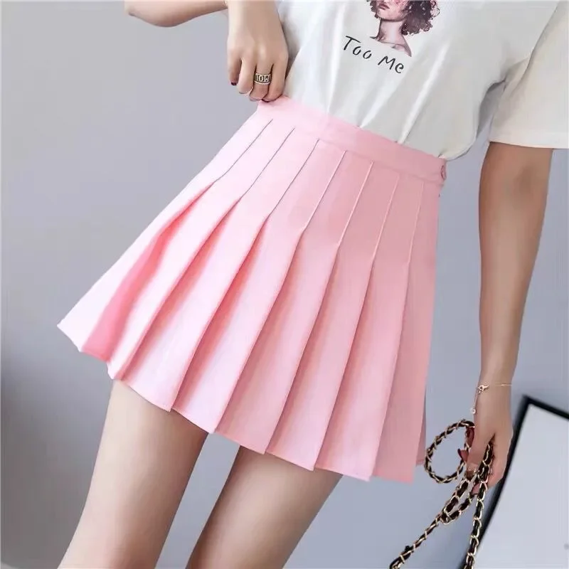 Title 2, Y2k Mini Skirt Korean Style High Waist Pleated ...