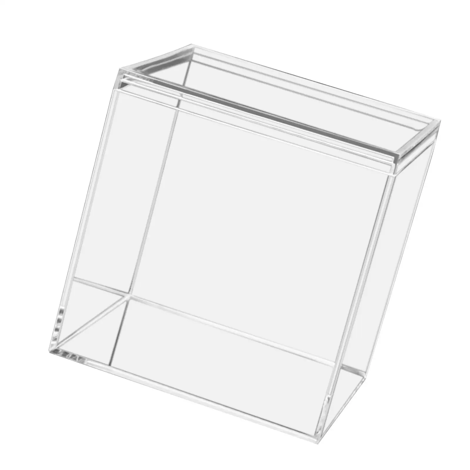 Waterproof  Showcase, Clear Acrylic  Display, Square Containers, for Weddings