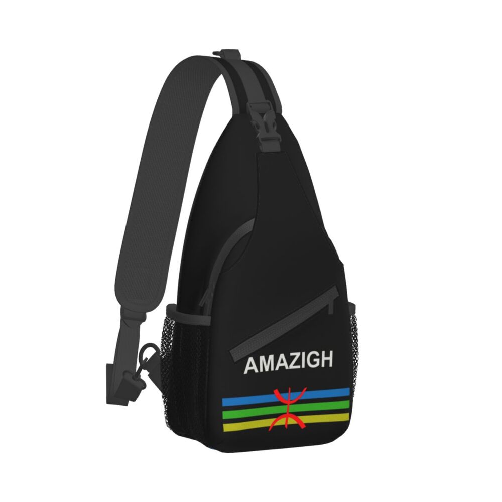 Bandeira de amazigh estilingue crossbody peito saco