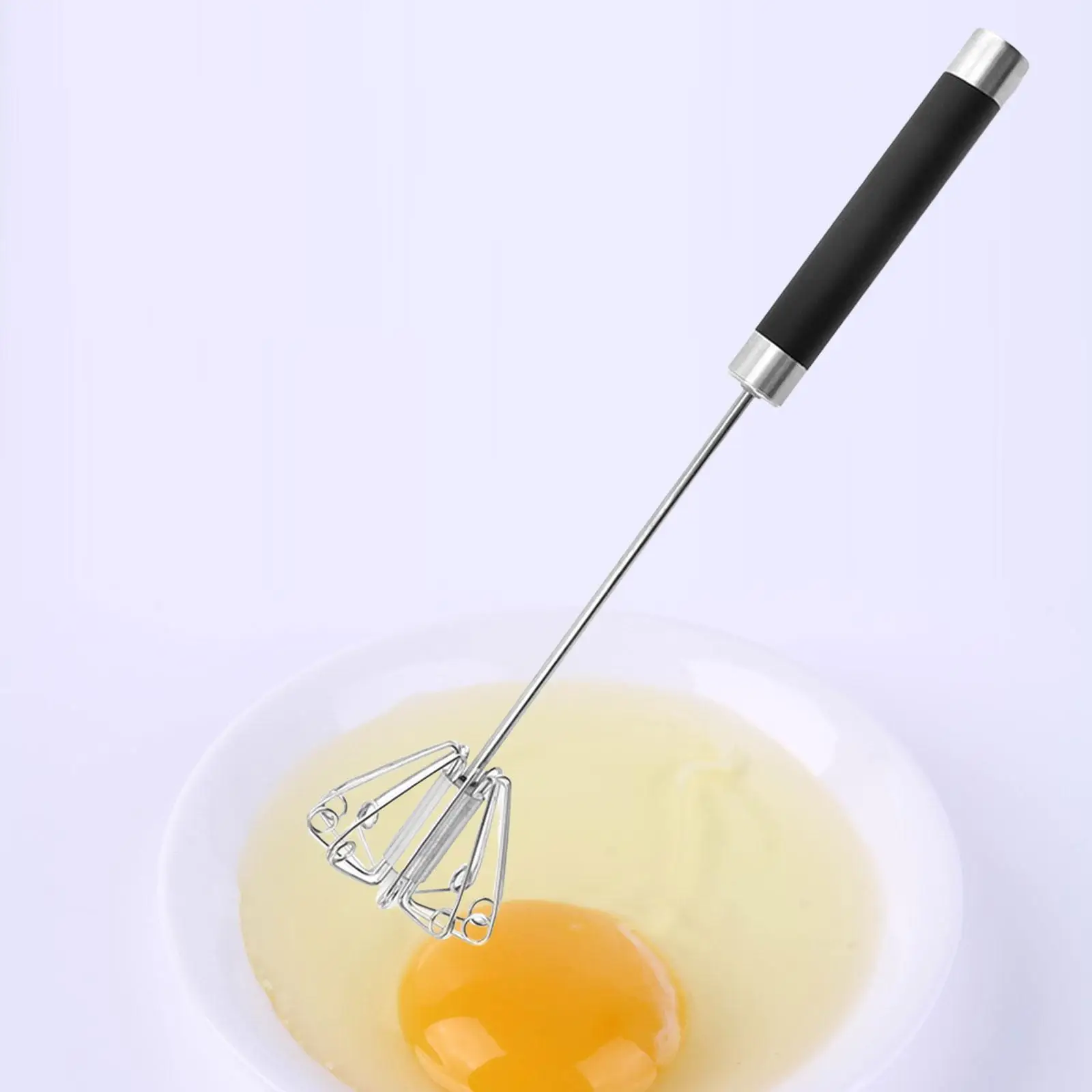 Stainless Steel Balloon Whisk Hand Stirrer Kitchen Gadgets Stirring Beater Multifunctional Milk Frother for Stirring Milk