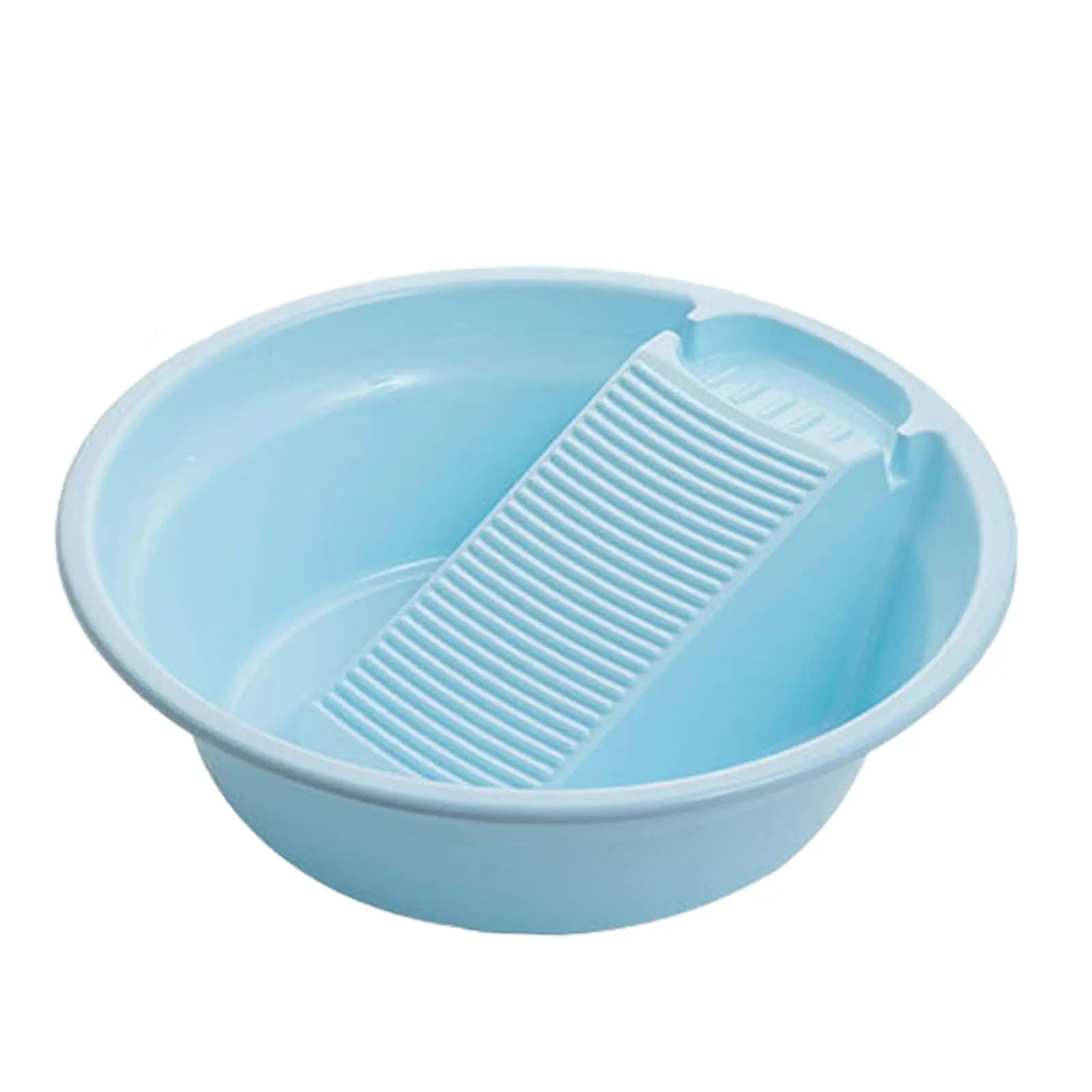 Washboard Basin Thickened Non Slip Basin for Laundry Integrated Laundry Washboard for Blouses Socks T Shirts Outdoor Bathroom