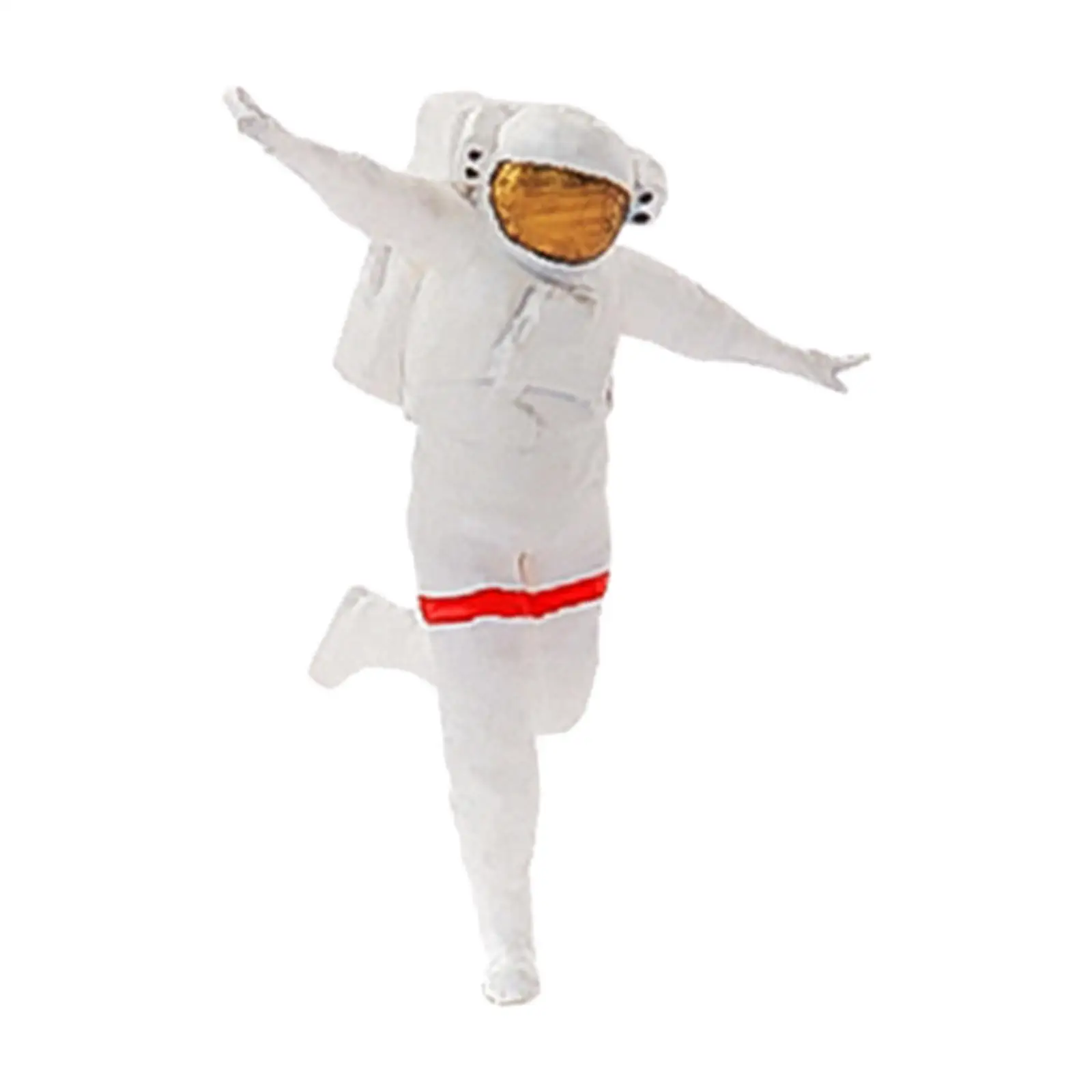 1/64 Scale Figure Spaceman Astronaut Desktop Ornament Miniature Layout