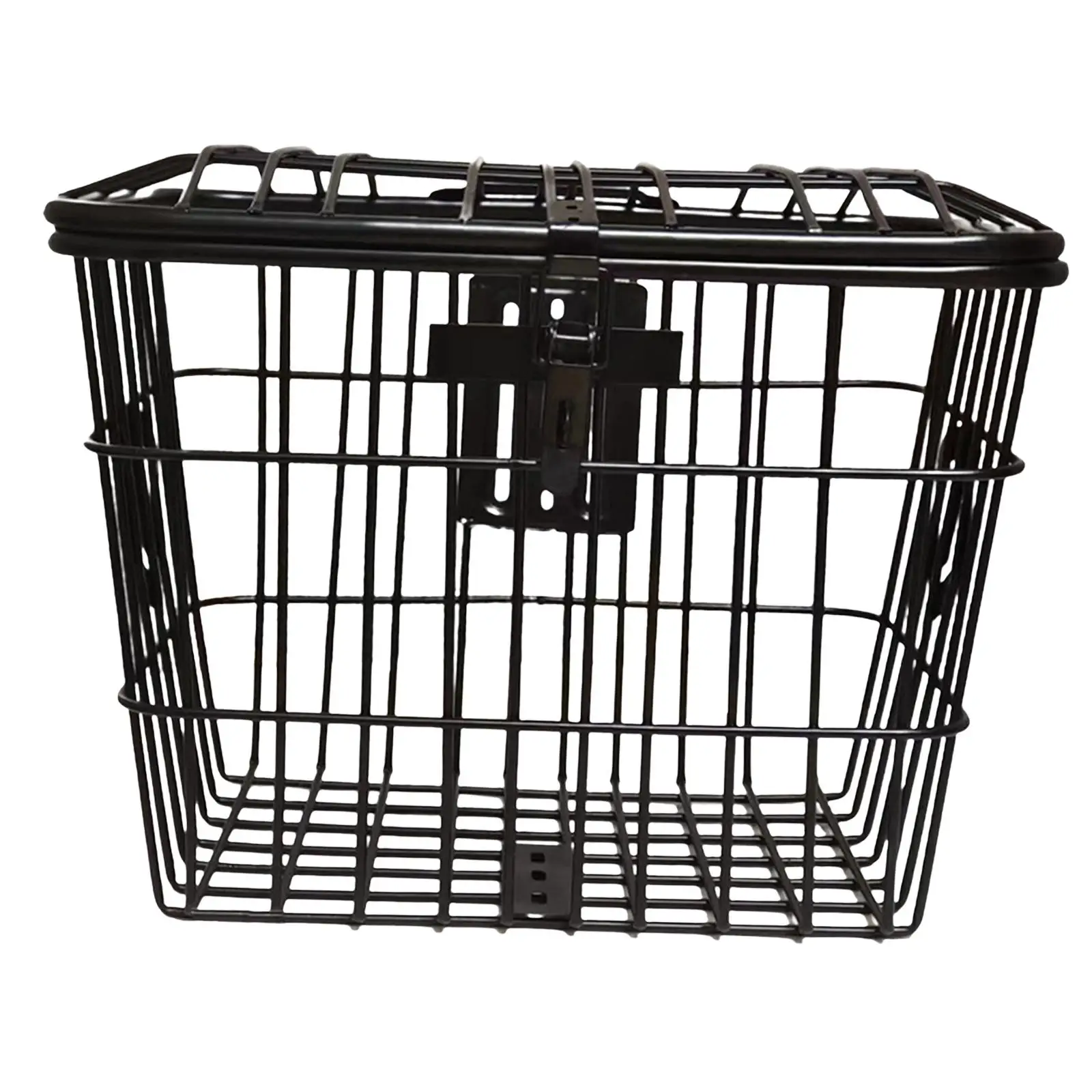 Universal Bike Basket Rustproof Storage Box Durable for Folding Bikes Electric Vehicles